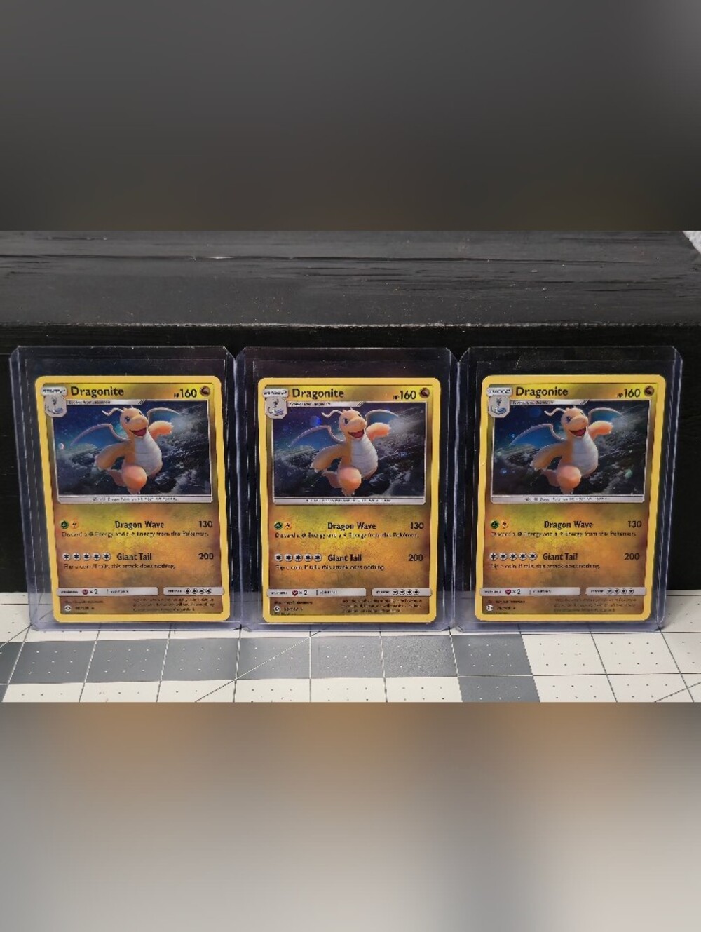 Dragonite Pokémon Card 96/149 2017 - Holo Trainer (Set of 3)